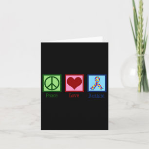 Vrede Liefde Autisme Puzzel Bewustzijn Autistische Kaart