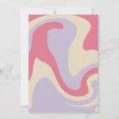 Vrede Liefde Baby Wildbloemen Retro Baby Meisje Do Kaart (Achterkant)