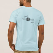 Vrede. Liefde. Bagels. T-shirt (Achterkant)