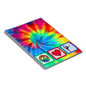 Vrede, liefde, ballet notitieboek (Rechterzijde)