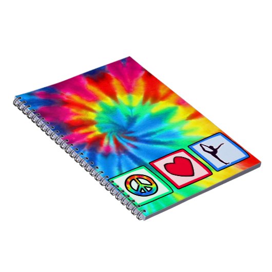 Vrede, liefde, ballet notitieboek (Rechterzijde)