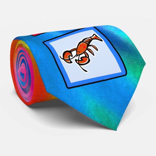 Vrede, liefde, banners stropdas (Opgerold)