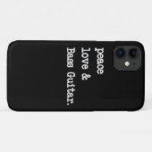 Vrede Liefde & Bas Gitaar Gitaar Gitaar Case-Mate iPhone Case (Achterkant (horizontaal))