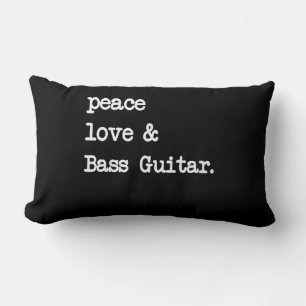 Vrede Liefde & Bas Gitaar Gitaar Gitaar Kussen