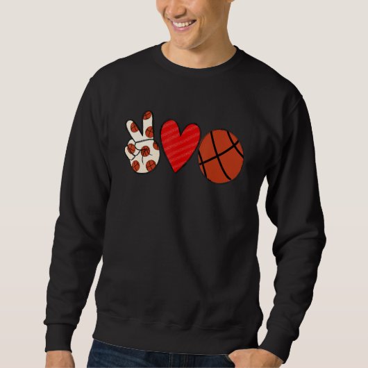 Vrede Liefde Basketbal Trui (Voorkant)