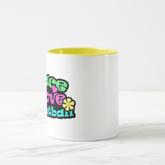 Vrede, liefde, Basketball; Retro Mok (Midden)