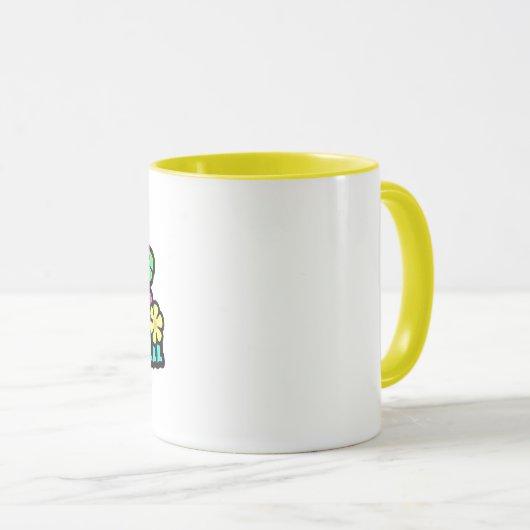 Vrede, liefde, Basketball; Retro Mok (Voorkant rechts)