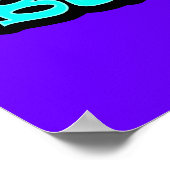 Vrede, liefde, Basketball; Retro Poster (Hoek)