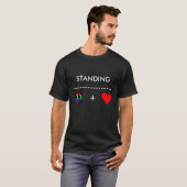 Vrede, liefde, begrip t-shirt (Voorkant volledig)