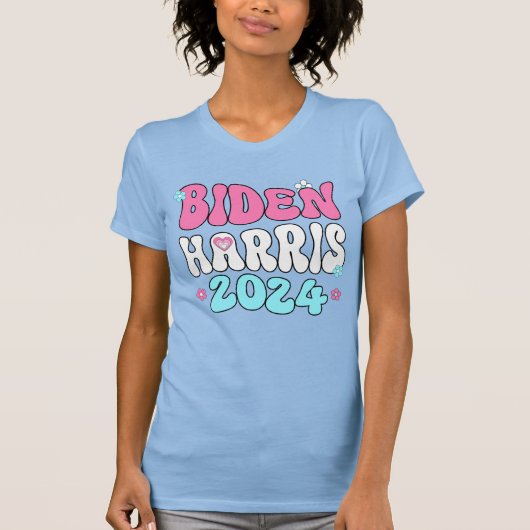 Vrede Liefde / Biden Harris 2024 T-shirt (Voorkant)