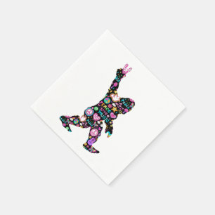 Vrede Liefde Bigfoot Hippie Grappige Bigfoot Liefh Servet