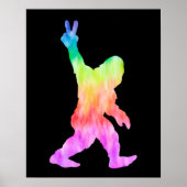 Vrede Liefde Bigfoot Poster (Voorkant)