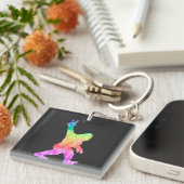 Vrede Liefde Bigfoot Sleutelhanger (Voorkant Rechts)