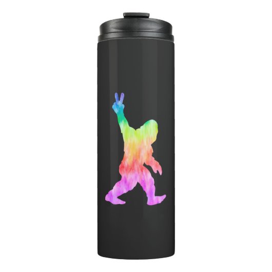 Vrede Liefde Bigfoot Thermosbeker (Voorkant)