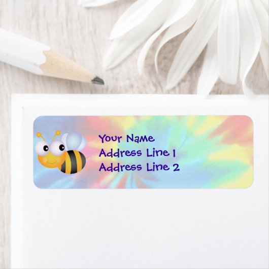 Vrede, liefde, bijen etiket (Insitu)