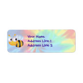 Vrede, liefde, bijen etiket (Voorkant)