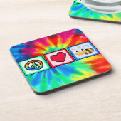 Vrede, liefde, bijen onderzetter (Linkerzijde)