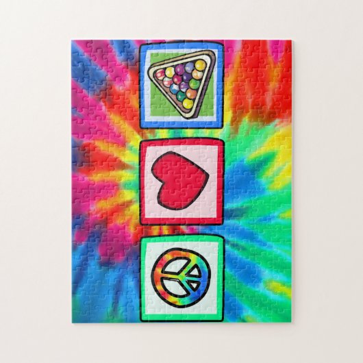 Vrede, liefde, Billiards Legpuzzel (Verticaal)