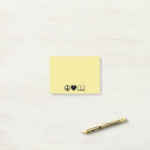 Vrede, Liefde & Boeken Post-It Notities Post-it® Notes (Op bureau)