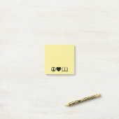Vrede, Liefde & Boeken Post-It Notities Post-it® Notes (Op bureau)