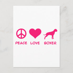 Vrede, liefde, Boxer Briefkaart
