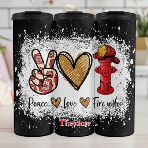Vrede Liefde Brandweer Echtgenote Brandkraan Thermosbeker