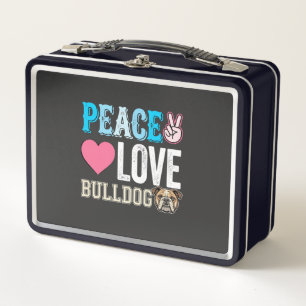 Vrede Liefde Bulldog Vector