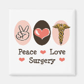 Vrede Liefde Chirurg Magneet (Voorkant)