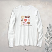 Vrede Liefde Chocolade Snoep Hart T-shirt