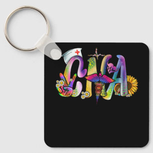 Vrede Liefde CNA Verpleegkundige Verpleegkundig As Sleutelhanger