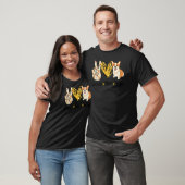Vrede Liefde Corgi Corgi Hond Corgi T-shirt (Unisex)