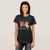 Vrede Liefde Corgi Hond T-shirt (Voorkant volledig)
