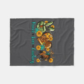 Vrede Liefde Cowboy Western Rodeo Rodeo Leven West Fleece Deken (Voorkant (Horizontaal))