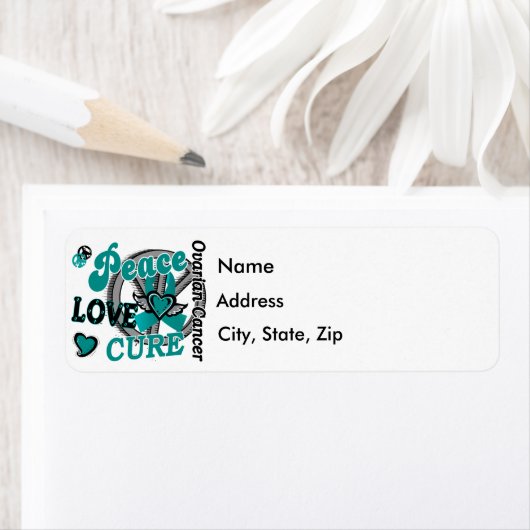 Vrede Liefde Cure 2 Ovariumkanker Etiket (Insitu)