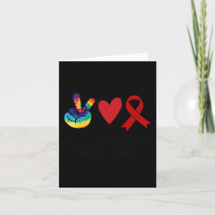 Vrede Liefde Cure Bloedkanker Awareness Support Sq Kaart