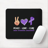 Vrede Liefde Cure Drug Overdosis Awareness Muismat (Met muis)