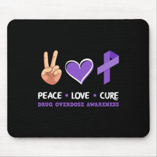 Vrede Liefde Cure Drug Overdosis Awareness Muismat