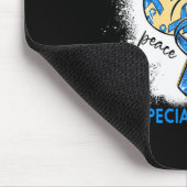 Vrede Liefde Cure Gebleekte Alopecia Bewustzijn Muismat (Hoek)