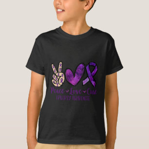 Vrede liefde Cure Overdosis Awareness Ribbon T-shirt