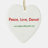 Vrede, liefde, dans! Ornament (Rechts)