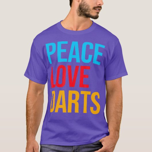 Vrede Liefde Dart T-shirt (Voorkant)