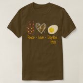 Vrede liefde Deviled Egg T-shirt (Design voorkant)