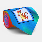 Vrede, liefde, Dragons Stropdas (Opgerold)