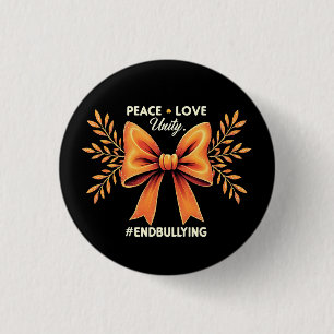 Vrede Liefde Eenheid Einde Pesten Bewustzijn Ronde Button 3,2 Cm