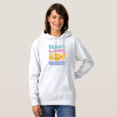 Vrede Liefde Eenheid Hoodie (Voorkant volledig)
