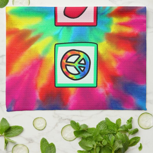 Vrede, liefde, Egyptenaren Theedoek (Gevouwen)