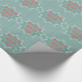 Vrede, liefde en Afrikaanse print Cadeaupapier (Hoek)