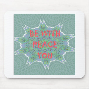 Vrede, liefde en Afrikaanse print: Vrede zij met u Muismat