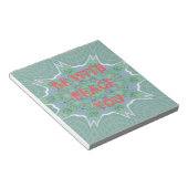 Vrede, liefde en Afrikaanse print: Vrede zij met u Notitieblok (Schuin)