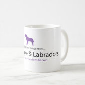 Vrede, liefde en arbeid koffiemok (Voorkant rechts)